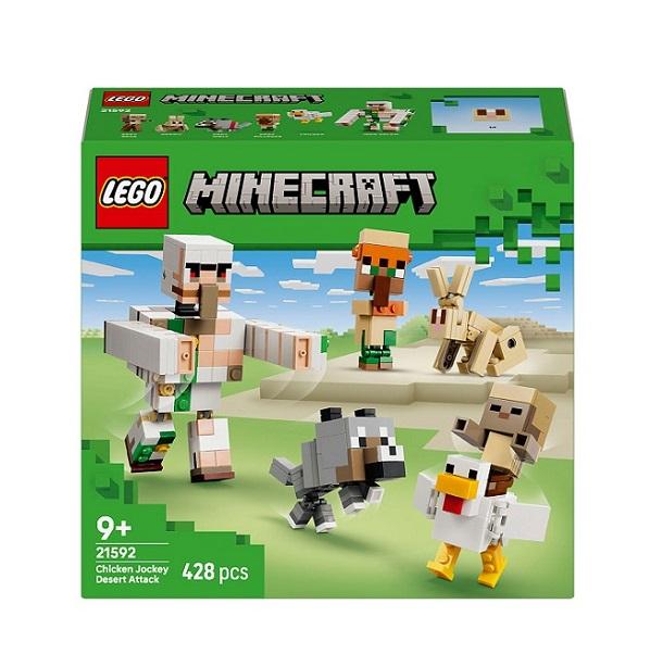 LEGO_Minecraft_Kipberijder_Woestijnaanval_21592_1