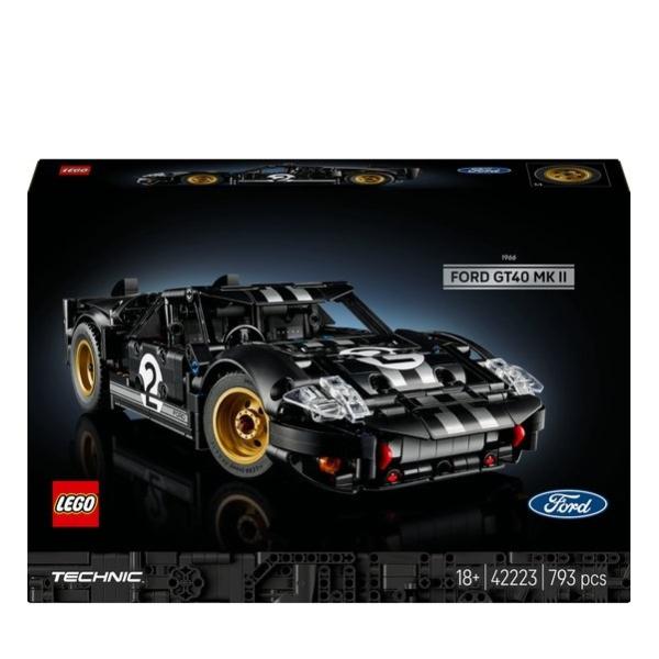 LEGO_Technic_1966_Ford_GT40_MKII_Racewagen_42223_1
