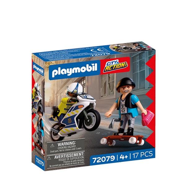 Playmobil_City_Action_Achtervolging_met_Motorfiets
