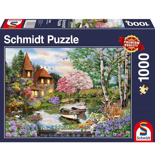Schmidt_Puzzel_Huis_aan_het_Meer_1000_stukjes