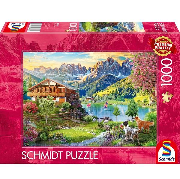 Schmidt_Puzzel_Recreatie_in_de_Dolomieten_1000_stukjes