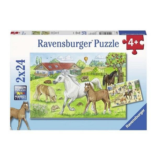 _Puzzels_2_x_24_stukjes_Op_de_Manege