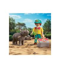 Playmobil_DuoPack_Ranger_met_Neushoorn_1