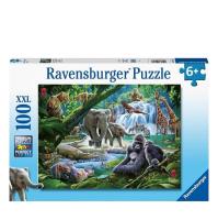 Ravensburger_Puzzel_100_stukjes_XXL_Jungle_Dieren