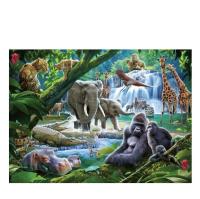 Ravensburger_Puzzel_100_stukjes_XXL_Jungle_Dieren_1