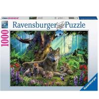 Ravensburger_Puzzel_Familie_Wolf_in_het_Bos_1000_stukjes