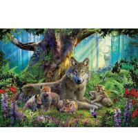 Ravensburger_Puzzel_Familie_Wolf_in_het_Bos_1000_stukjes_2