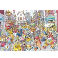 Wasgij__Retro_Destiny_Puzzel_10_Chaos_in_de_Winkelstraat__1000_stukjes_1