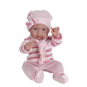 Baby_Roos_met_Roze_Gebreide_Outfit_en_Muts_42_cm