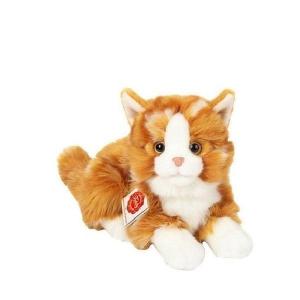 Kat_Liggend_Rood_Getijgerd_17_cm_1