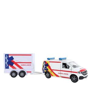Kids_Globe_VW_Transporter_Ambulance_met_Aanhangwagen__2