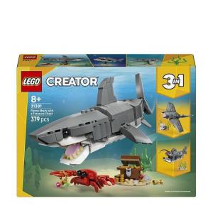 Lego_Ctreator_Woeste_Haai_met_Schatkist