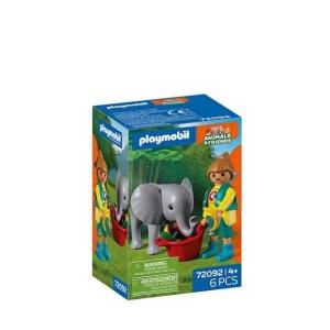 Playmobil_Animals_Friends_Babyolifant_met_Dierenverzorger_1
