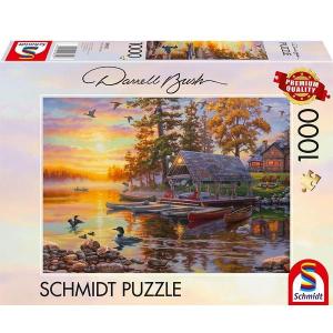 Schmidt_Puzzel_Boothuis_met_Kano_s_1000_stukjes