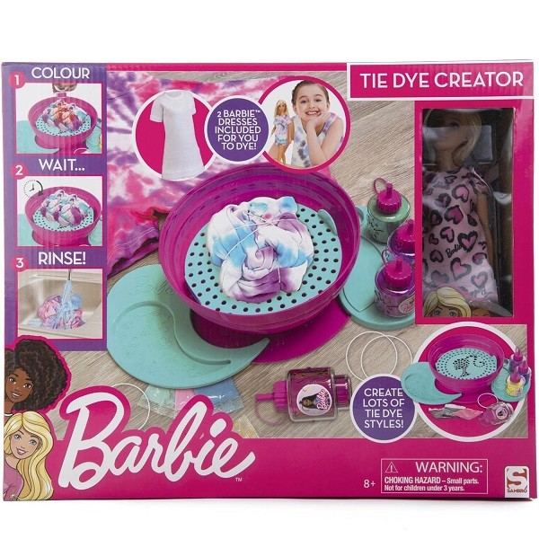 Barbie Tie Dye Machine met Pop