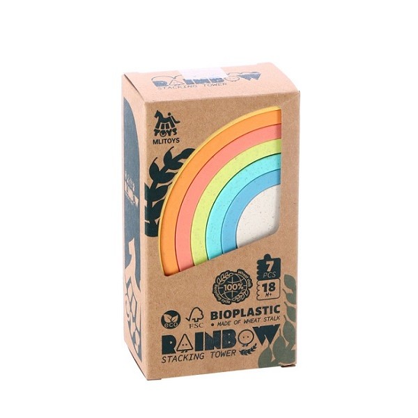 Bioplastic Stapelregenboog