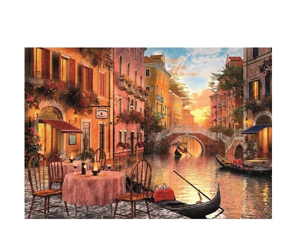 Clementoni Puzzel Venetie met Poster 1000 stukjes