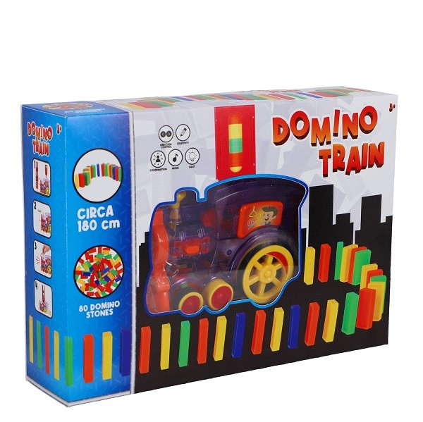 Domino Trein met 80 Domino Stenen