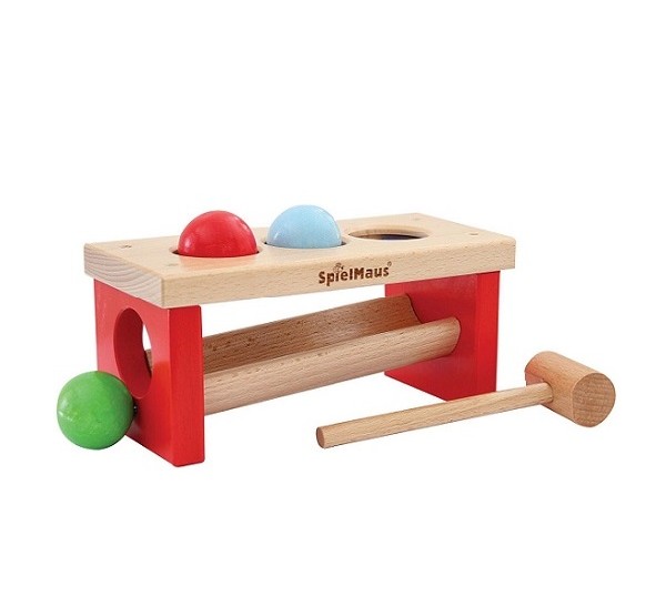 Hamerbank met Ballen Hout Spielmaus