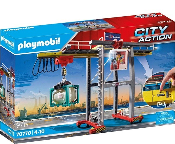 wees onder de indruk Einde Hou op Playmobil City Action Haven Portaalkraan met Containers