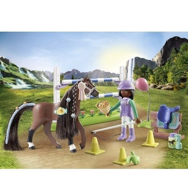 Playmobil Horse of Waterfall Zoe en Blaze 