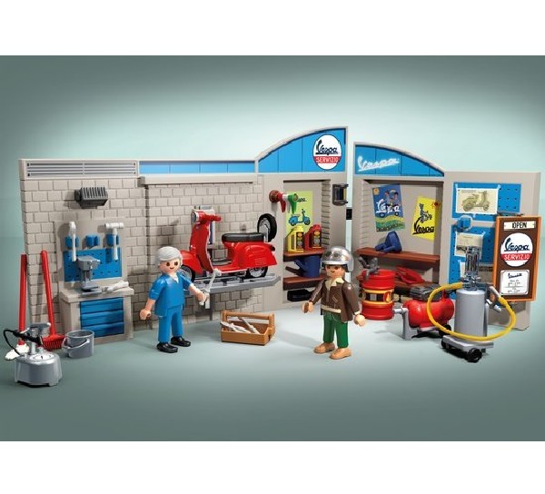 Playmobil Vespa Garage