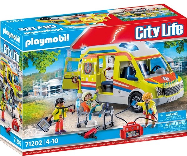  Playmopbil City Life Ambulance met Licht en Geluid 