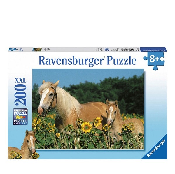 Ravensburger Puzzel 200 stukjes XXL Paarden Geluk