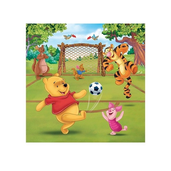  Puzzels 3 x 49 stukjes Winnie de Pooh Sportdag