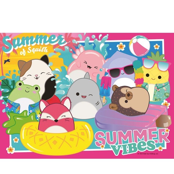 Puzzels 4 x 100 stukjes Squishmallows