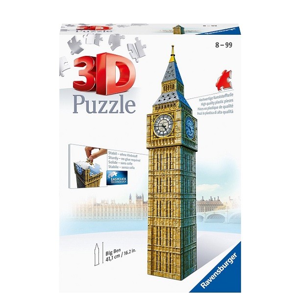 Ravensburger 3D Puzzel Big Ben 224 stukje