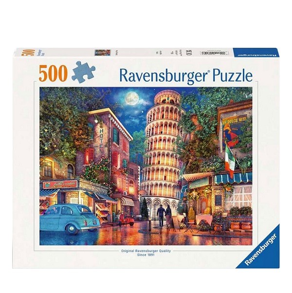 Ravensburger Puzzel Evening in Pisa 500 stukjes