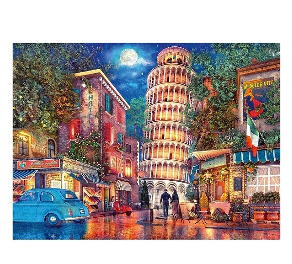 Ravensburger Puzzel Evening in Pisa 500 stukjes