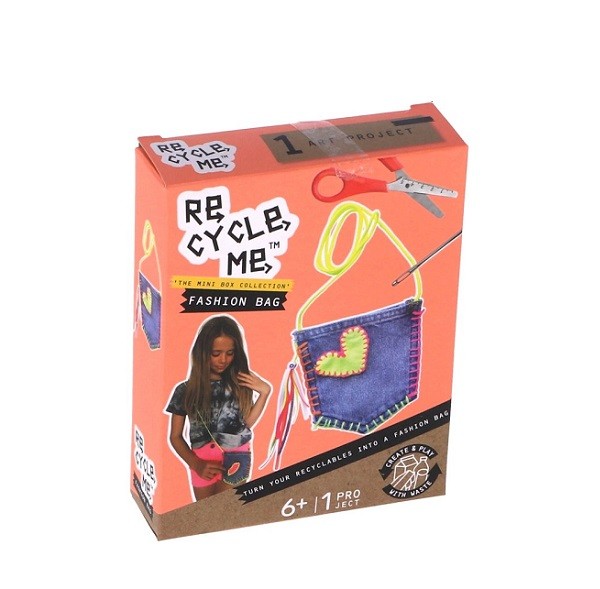 Re-Cycle-Me Mini Box Teens and Tweens Fasion Bag