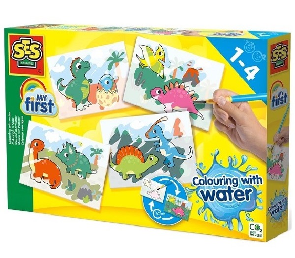 SES My First Kleuren met Water Dino's