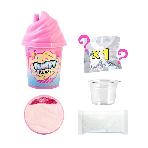 Slime Diy- Fluffy Pop Slime Shaker Assorti