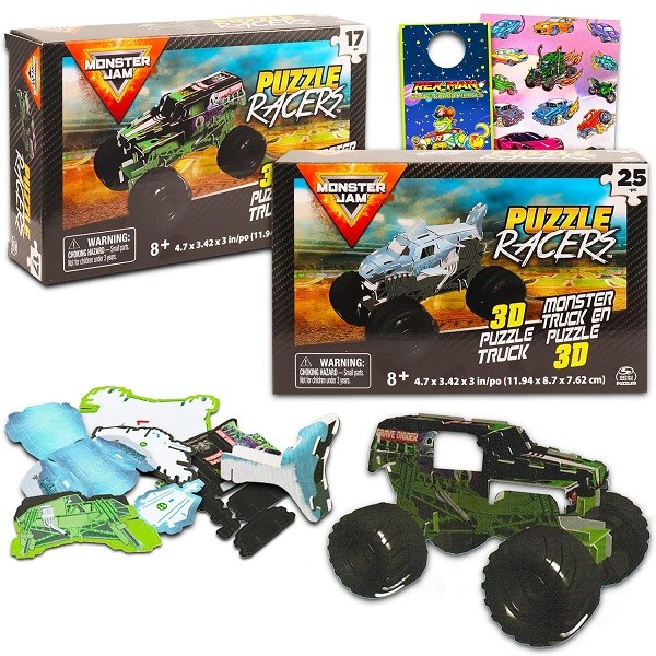 Monster Jam 3d Puzzle Assorti