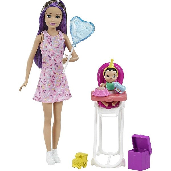 Barbie Skipper Babysitter Speelset  met Stoeltje