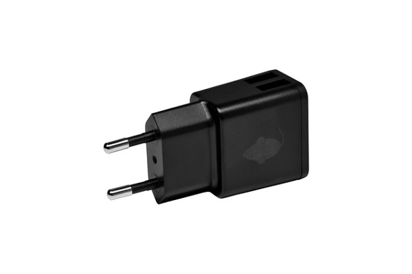 USB Dual Oplader 2.4A - Zwart Greenmouse