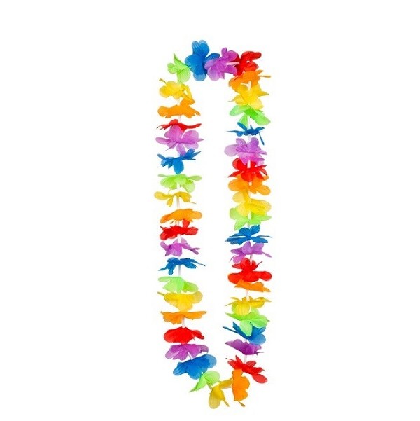 Hawaii Krans Regenboog 50 cm