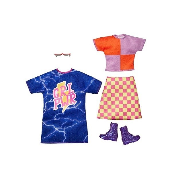 Kleding Barbie Girl Power 4-Delig