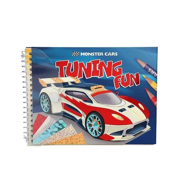 Kleurboek Monster Cars Tuning Fun Pocket