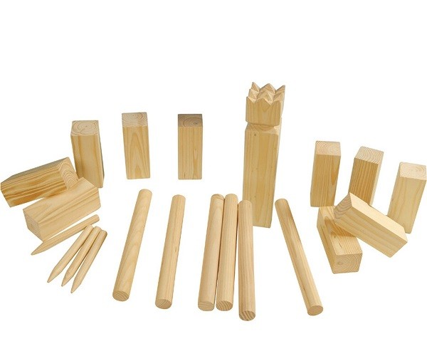 Kubb Spel Hout 21-Delig