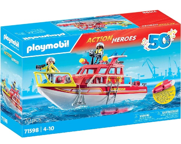 Playmobil Action Heroes Brandweerboot