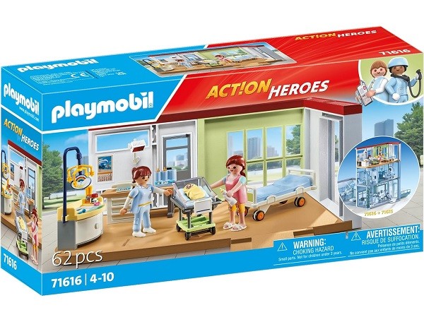  Playmobil Action Heroes Ziekenhuis Kraamafdeling