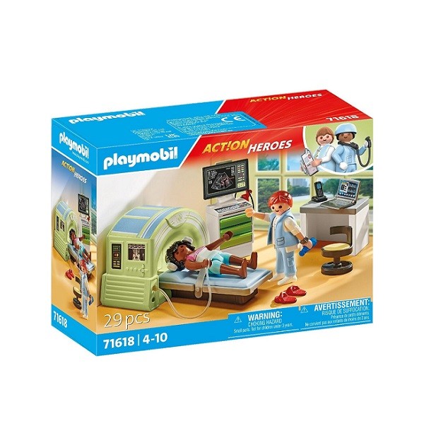  Playmobil Action Heroes Ziekenhuis MRI met Zieke