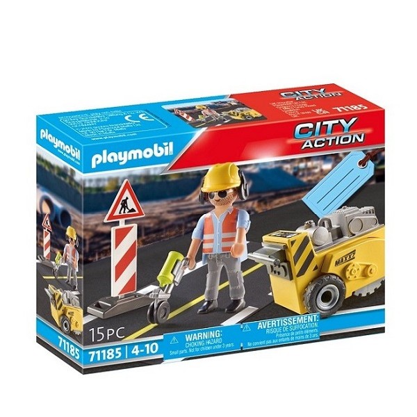 Playmobil City Action Cadeauset  Bouwvakker met Randensnijder