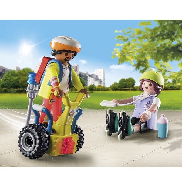  Playmobil City Life Starter Pack Rescue met Segway 