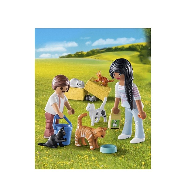 Playmobil Country Kattenfamilie