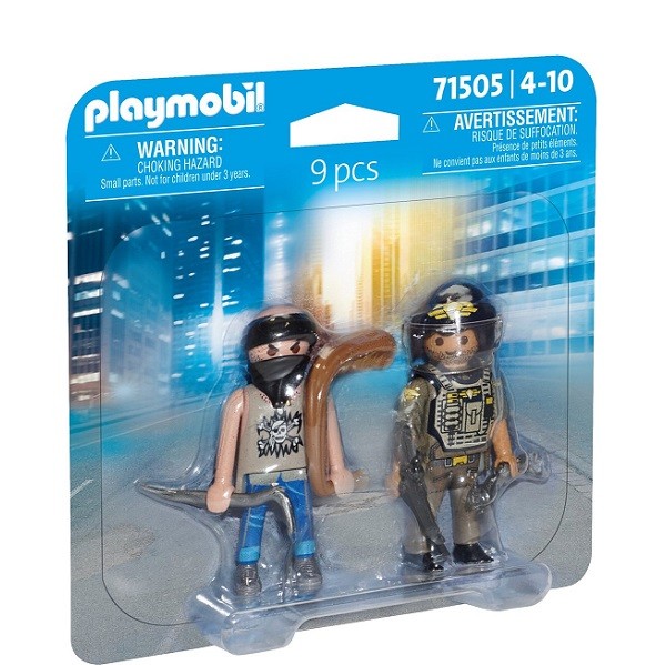 Playmobil DuoPack Tactische Politie-Eenheid en Bandiet